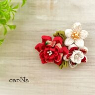 桔梗の髪飾り/ブローチ（2WAY）