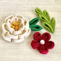 【つまみ細工】基本の丸つまみと剣つまみをきれいに作るためのコツ！