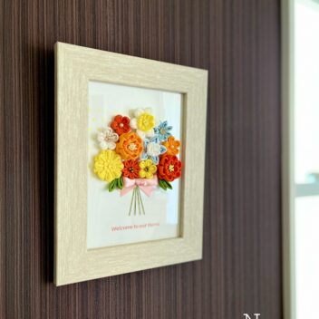 「我が家へようこそ」額縁